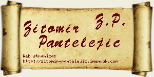 Žitomir Pantelejić vizit kartica